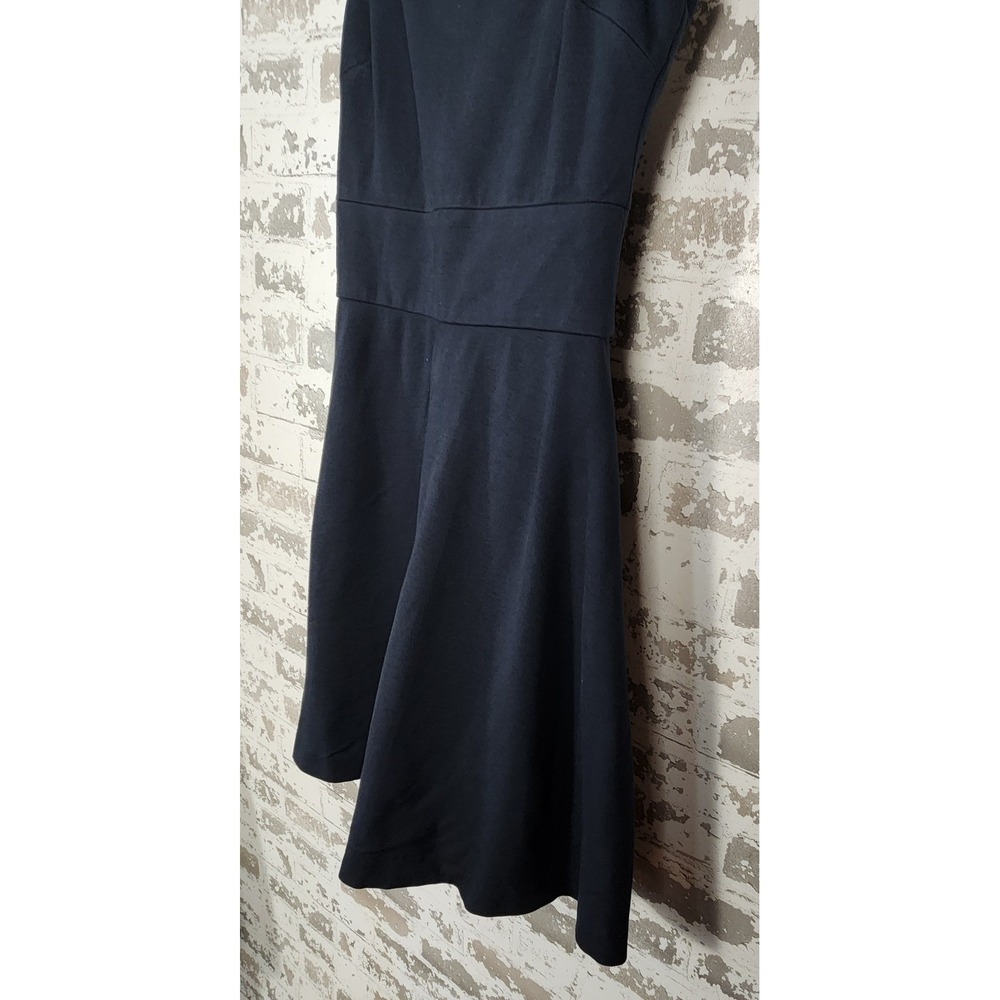 Banana Republic A-Line Dress Size 4 Navy Milly Collection Mini Sleeveless Career - Picture 9 of 16